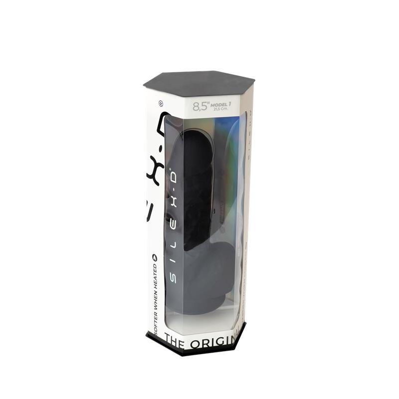 Dildo Dual Density Mod. 1 - 8.5 Negro - Imagen 6