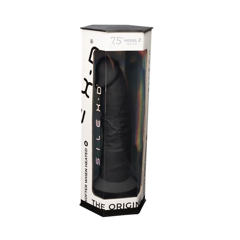 Dildo Dual Density Mod. 2 - 7.5 Negro - Imagen 5