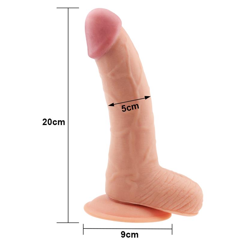Dildo The Ultra Soft Dude 8.8 Natural - Imagen 6