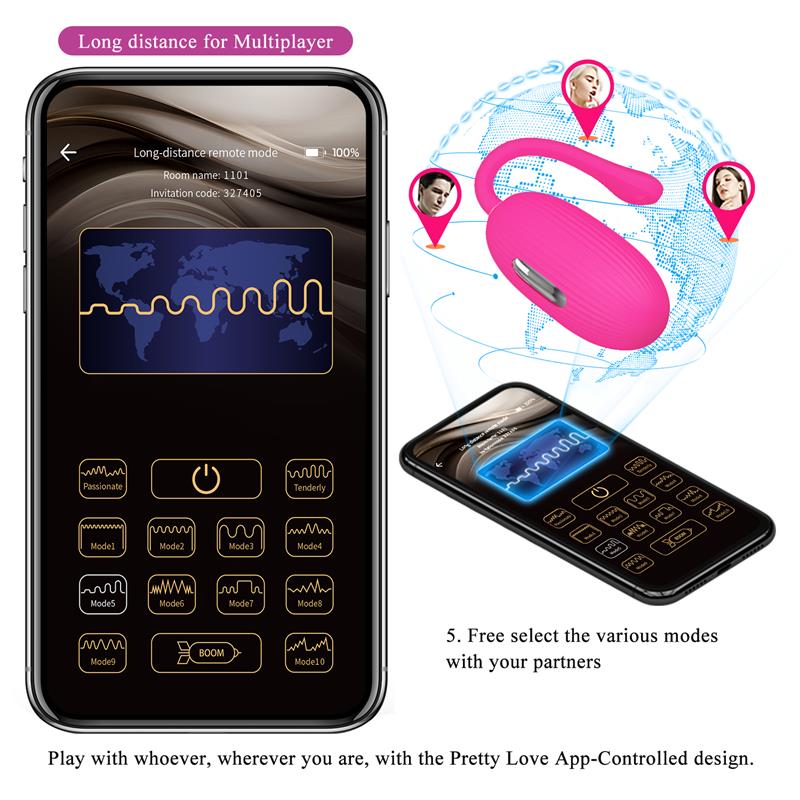 Doreen Huevo Vibrador con Electro Shock y App - Imagen 5