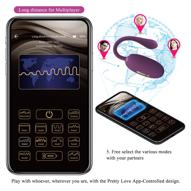 Doreen Huevo Vibrador con Electro Shock y App - Imagen 12