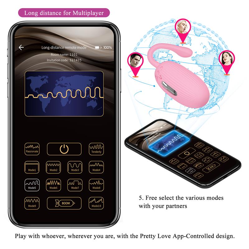 Doreen Huevo Vibrador con Electro Shock y APP - Imagen 19