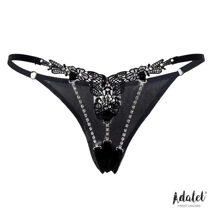 Emillie Tanga de Encaje con Brillantes - Imagen 4