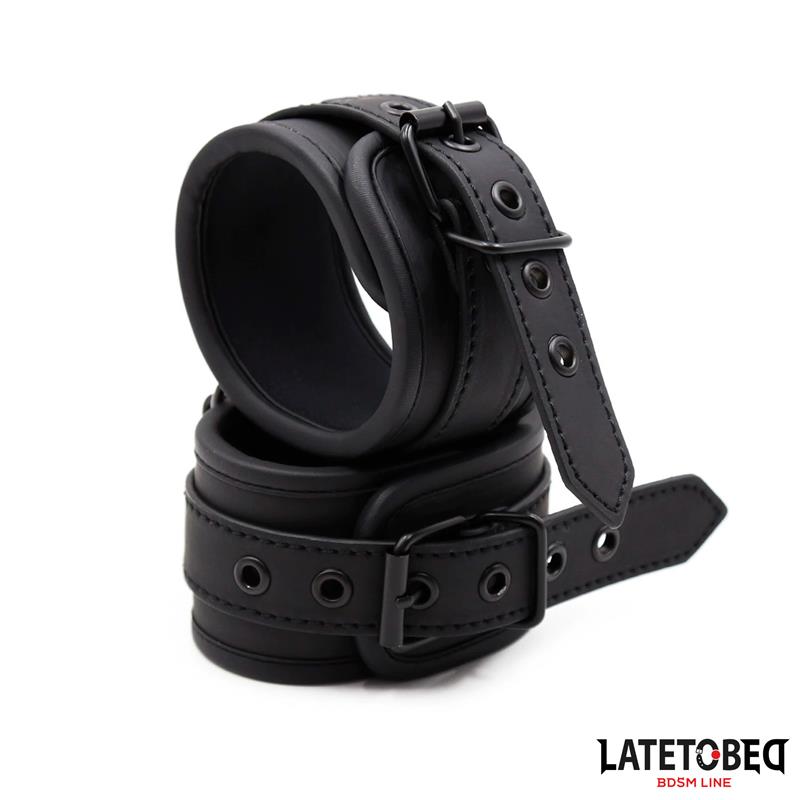Esposas con Cadena Negro Sólido - Imagen 4