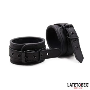 Esposas con Cadena Negro Sólido