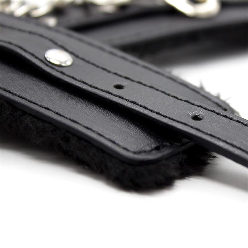 Esposas para Tobillos con Interior Acolchado 35 cm Negro - Imagen 4