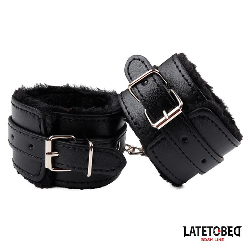 Esposas para Tobillos con Pelo Negro - Imagen 4