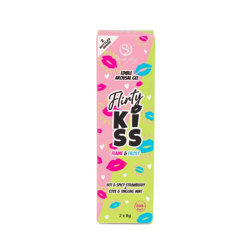 Flirty Kiss Geles para Sexo Oral Fresa y Menta 2x8gr - Imagen 4