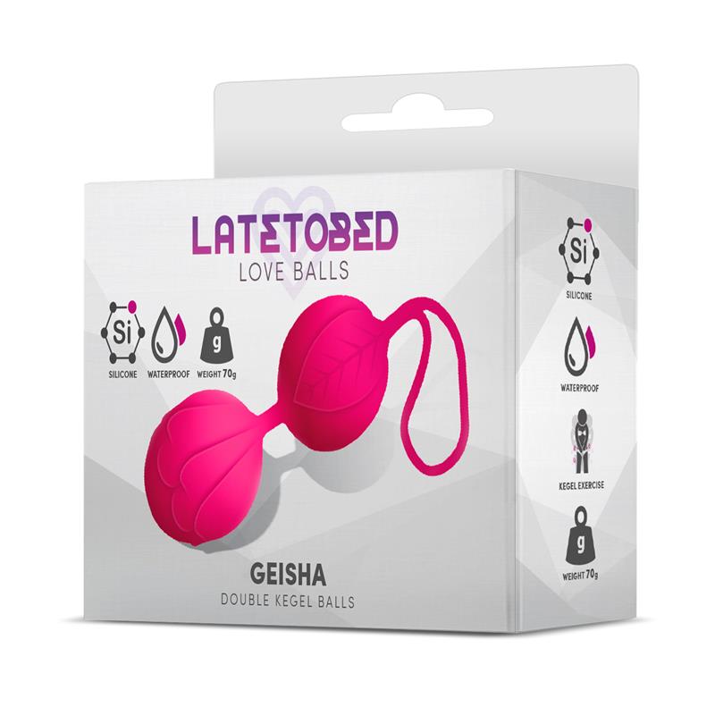 Geisha Bolas Kegel Doble Rose Red 70 gr - Imagen 3
