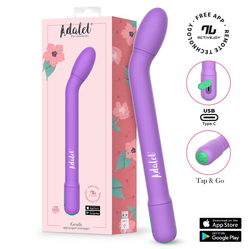 Gently Estimulador Punto G con APP Lavanda - Imagen 5