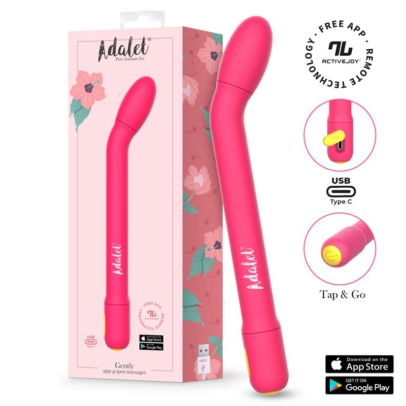 Gently Estimulador Punto G con APP Rosa - Imagen 8
