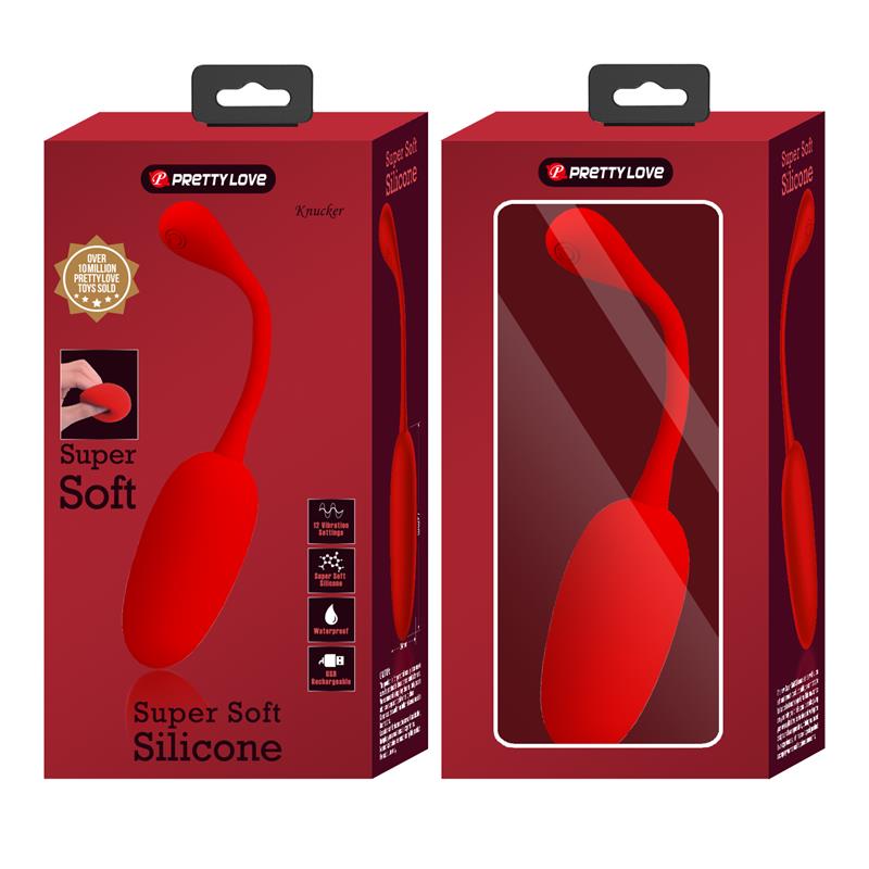 Knucker Huevo Vibrador Rojo - Imagen 6
