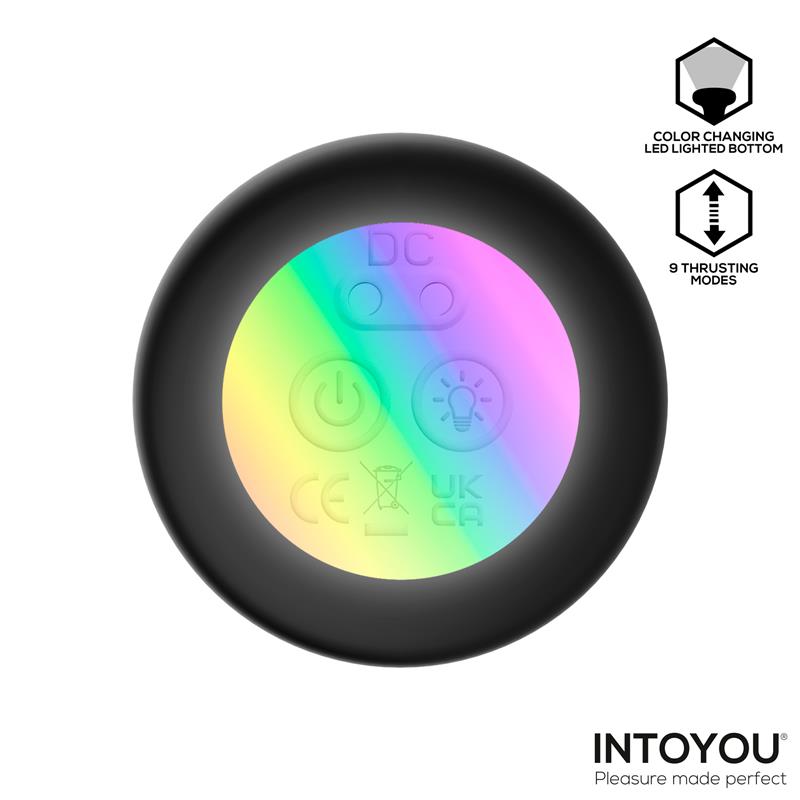 Krax Plug Anal con Vibración, Thrusting y Luz Led con Control Remoto - Imagen 6
