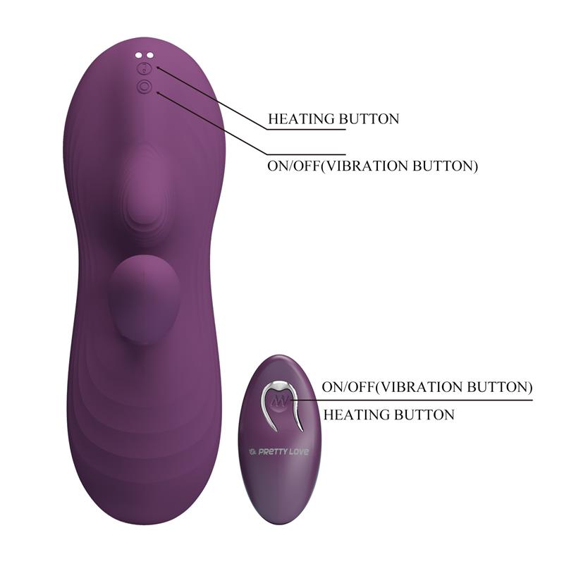 Luka Asiento con Vibrador con Finger, Efecto Calor y Bolas Rotadoras - Imagen 3