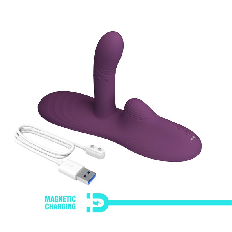 Luka Asiento con Vibrador con Finger, Efecto Calor y Bolas Rotadoras - Imagen 8