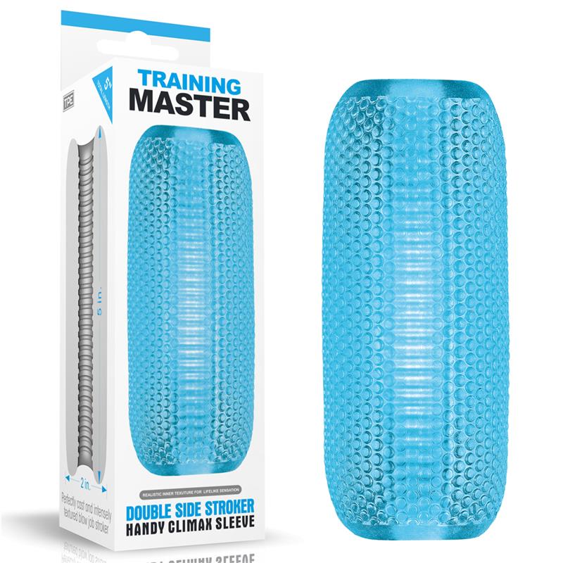 Masturbador Double Side Stroker Azul - Imagen 3