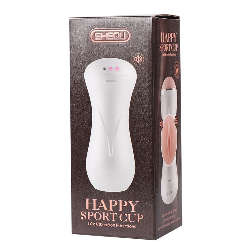 Masturbador Vibracion USB Happy Sport - Imagen 5