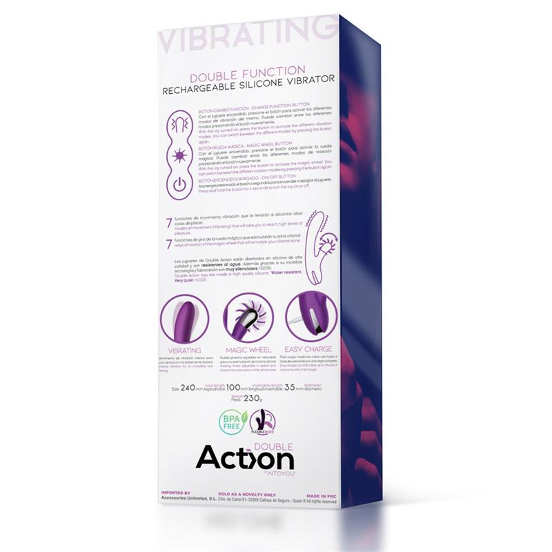 No. One Vibrador con Rueda Estimuladora - Imagen 6