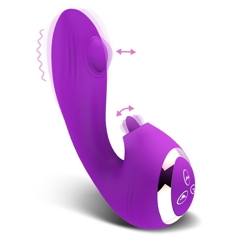 No. TwentyOne Vibrador con Bola Pulsante y Lengua Estimuladora - Imagen 7