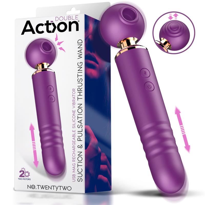 No. TwentyTwo Succionador 3 en 1 con Pulsación y Thrusting