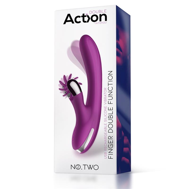 No. Two Vibrador Movimiento Finger y Rueda Estimuladora - Imagen 7