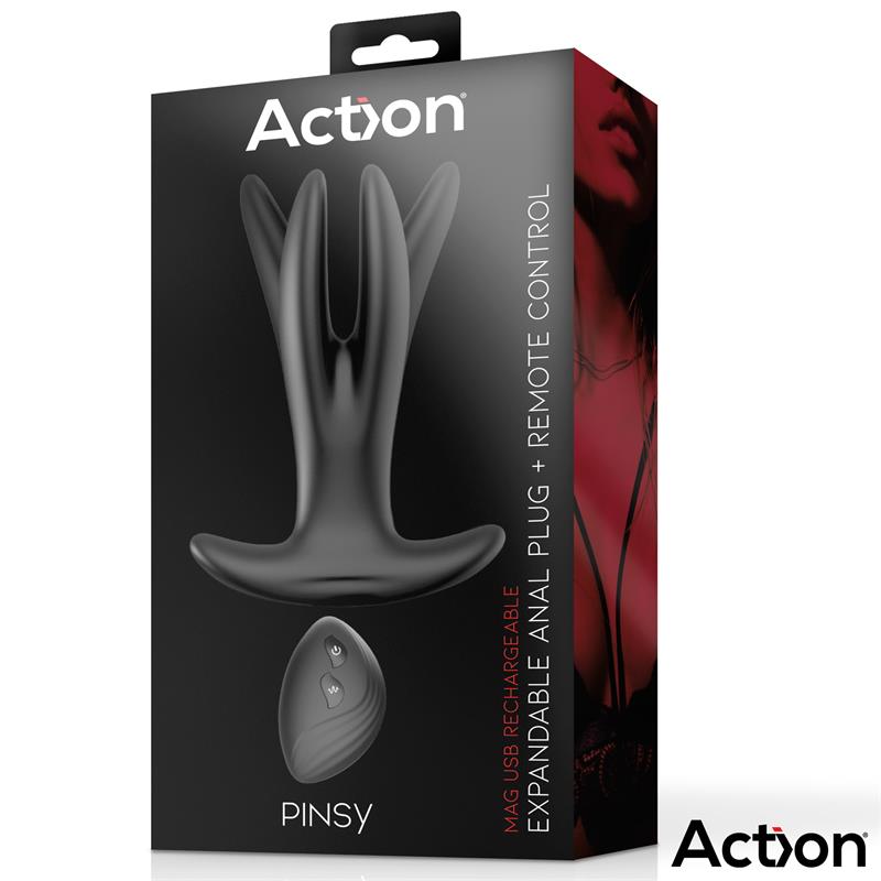 Pinsy Plug Anal Expandible con Control Remoto - Imagen 6