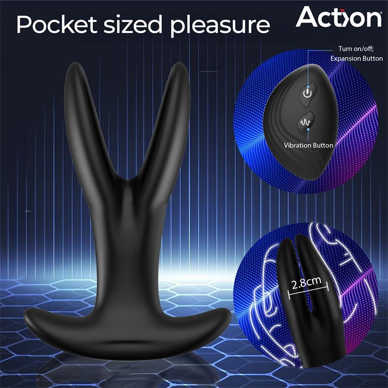 Pinsy Plug Anal Expandible con Control Remoto - Imagen 9