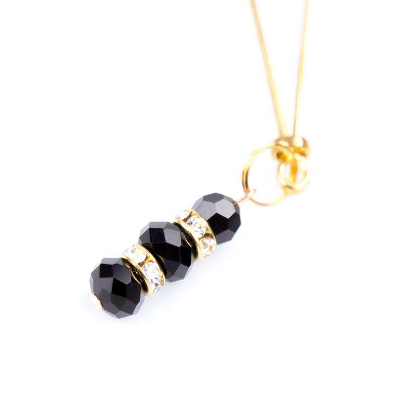 Pinzas para Pezones con Bolas de Cristal Dorado - Imagen 4