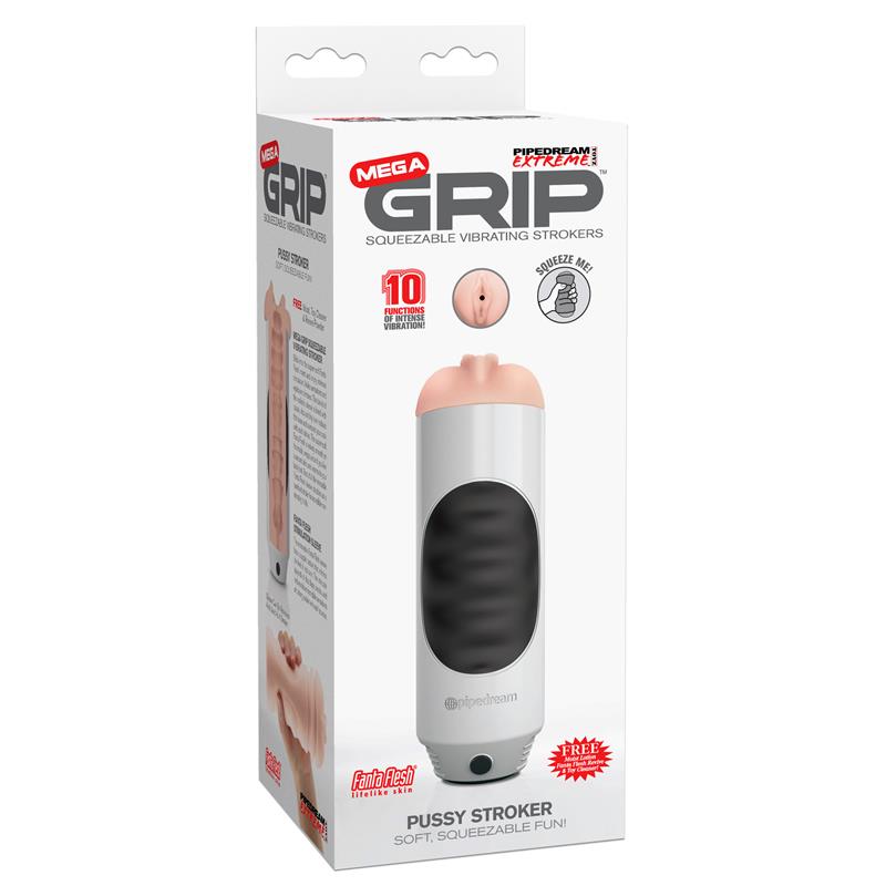 Masturbador Vibrador Mega Grip - Imagen 8