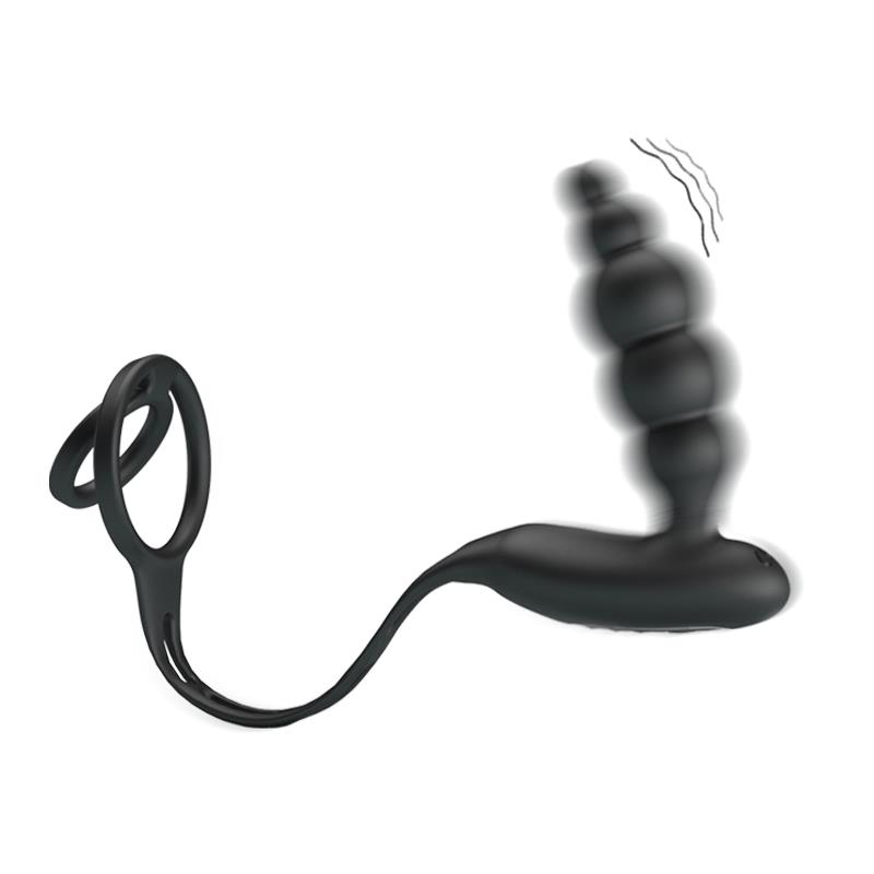 Plug Anal con Anillo para el Pene con Vibración - Imagen 3