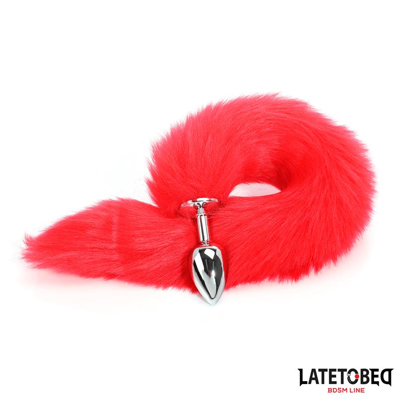 Plug Anal con Cola Rojo 40 cm - Imagen 5
