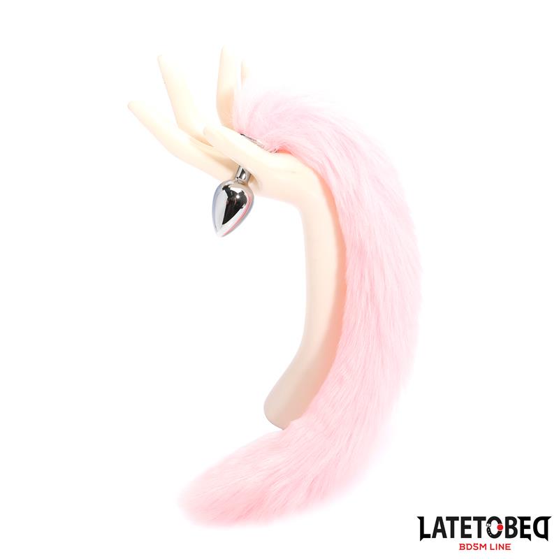 Plug Anal con Cola Rosa 40 cm - Imagen 4