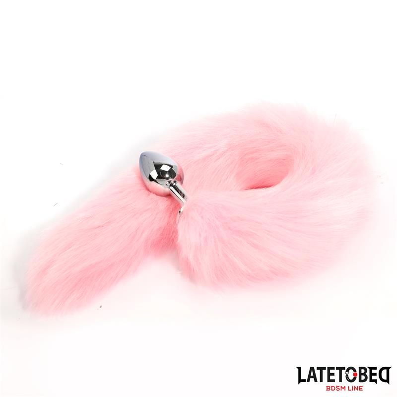 Plug Anal con Cola Rosa 40 cm - Imagen 5