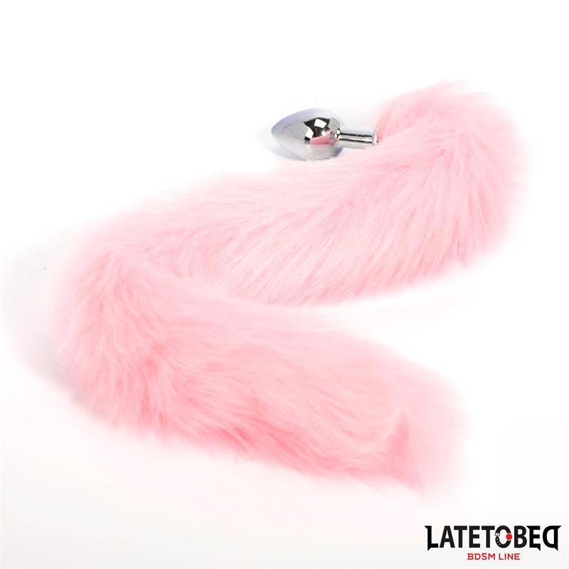 Plug Anal con Cola Rosa 40 cm - Imagen 10