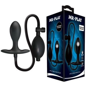 Plug Anal con Inflado y Bola Interna