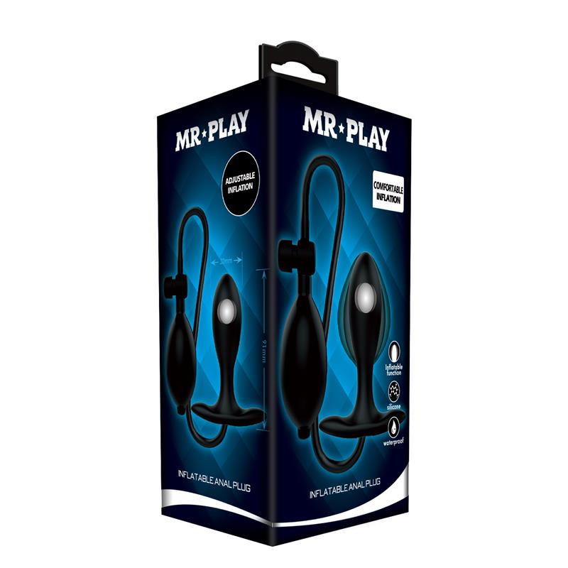 Plug Anal con Inflado y Bola Interna - Imagen 11