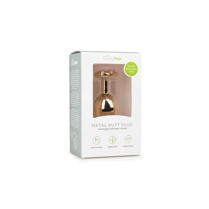 Plug Anal de Aluminio No. 7 - Oro/Rosa - Imagen 3