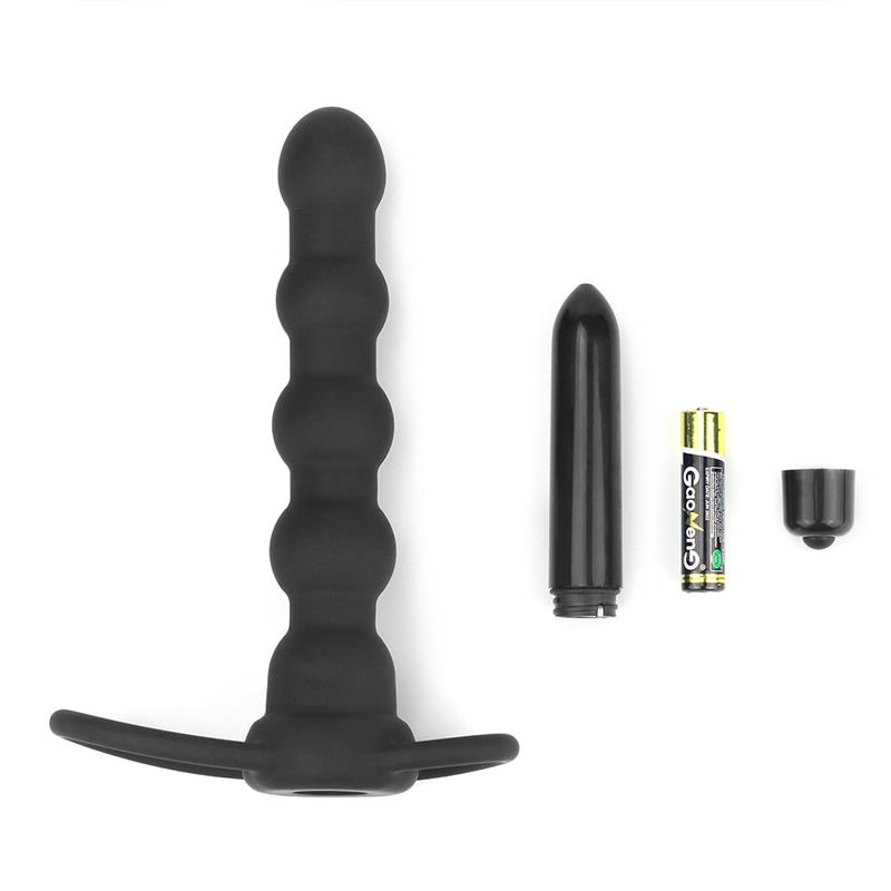 Plug Anal Double Prober con Vibración Negro - Imagen 3