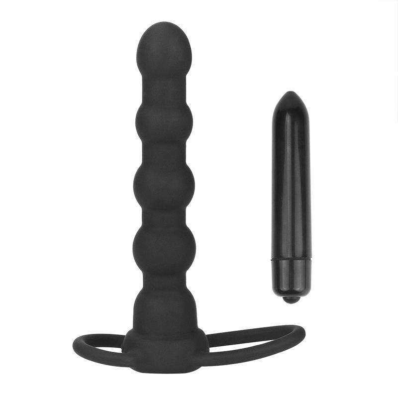 Plug Anal Double Prober con Vibración Negro - Imagen 5