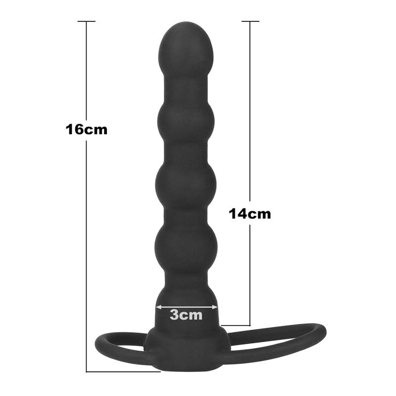 Plug Anal Double Prober con Vibración Negro - Imagen 10