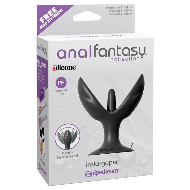 Plug Anal Insta-Gaper Negro - Imagen 4
