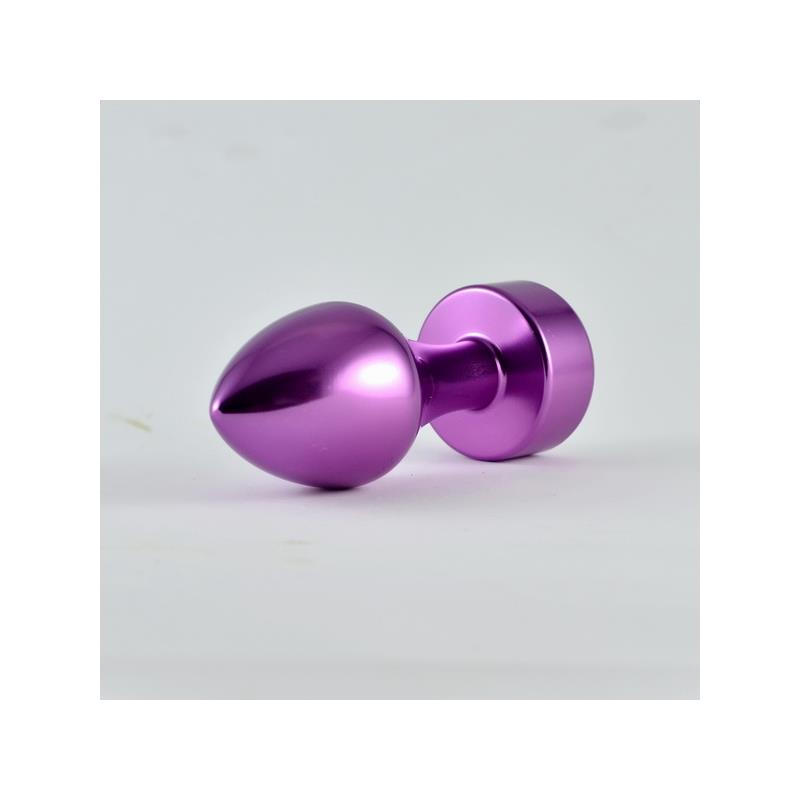 Plug Anal Púrpura Rosebud con Joya - Imagen 3