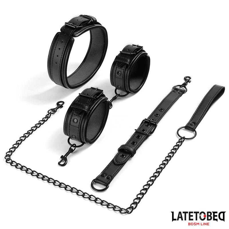 Restricciones con Collar con Correa y Esposas - Imagen 6