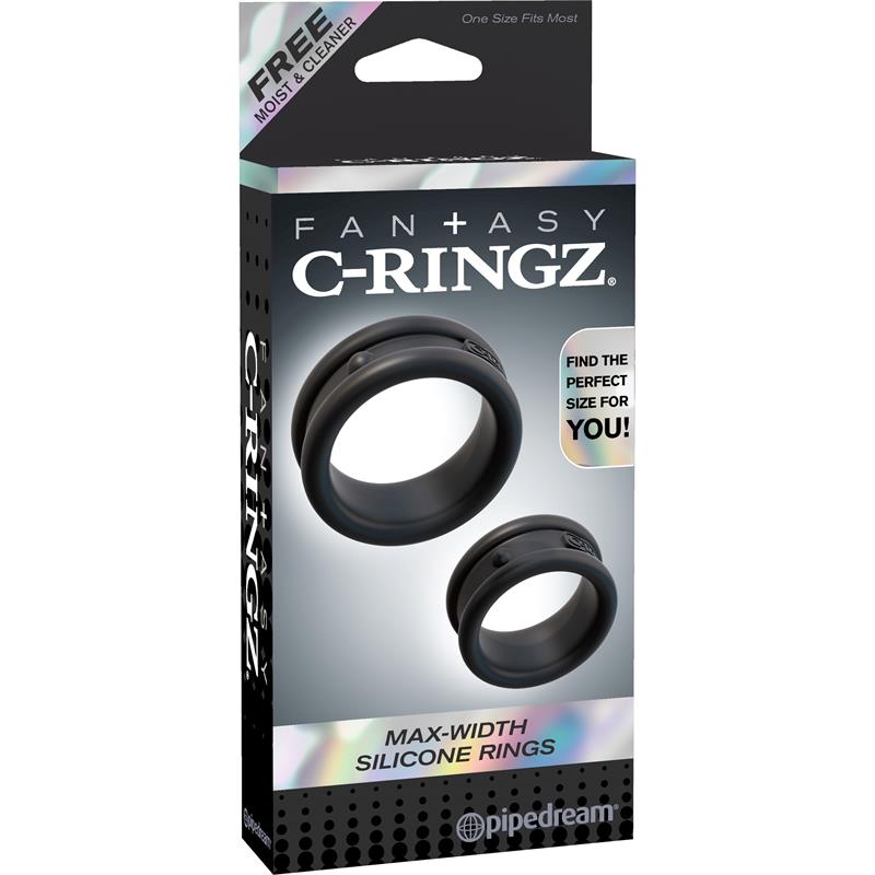 Set 2 Anillos para el Pene Negro - Imagen 4