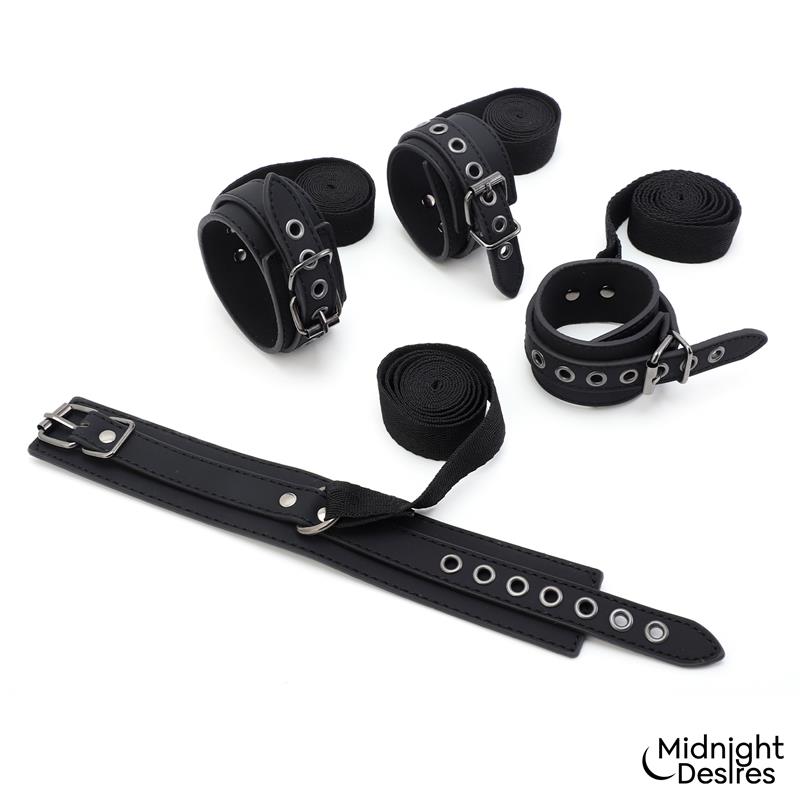 Set Bondage con Esposas, Antifaz y Pluma Estimuladora - Imagen 8