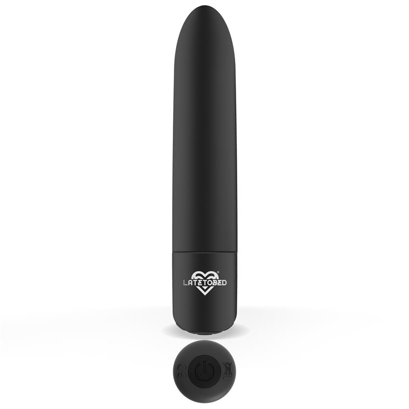 Shoty Bala Vibradora USB 10 Velocidades Potente Motor Negro - Imagen 5