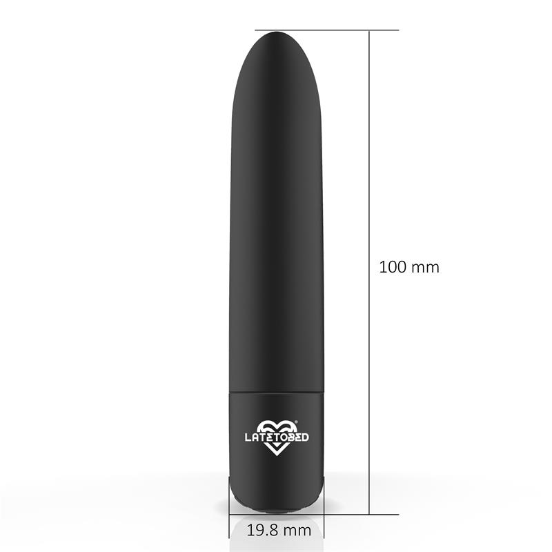 Shoty Bala Vibradora USB 10 Velocidades Potente Motor Negro - Imagen 7
