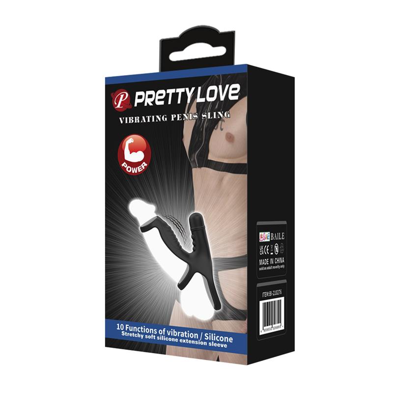 Sling Funda para el Pene con Vibración - Imagen 4