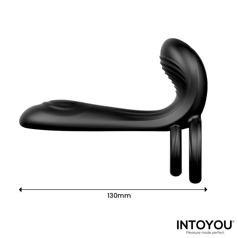 Synkox Girth Gainer con Doble Anillo para el Pene con Vibración - Imagen 6