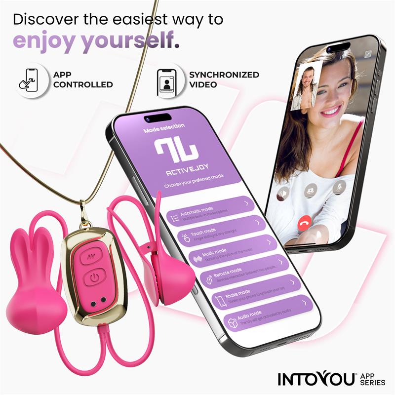 Tickly Pinzas para Pezones con Vibración, Control y Collar con APP - Imagen 8
